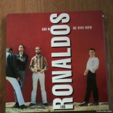 Discos de vinilo: RONALDOS - ASÍ NO SE VIVE BIEN - 12” MAXISINGLE EMI 1992 PROMO. Lote 401252234