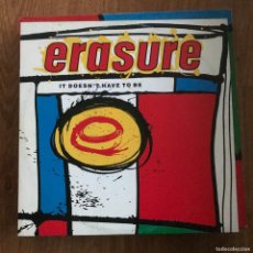 Discos de vinilo: ERASURE - IT DOESN'T HAVE TO BE - 12” MAXISINGLE MUTE ITALIA 1987. Lote 401255784