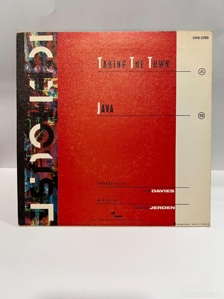 Discos de vinilo: SINGLE - ICEHOUSE - TAKING THE TOWN / JAVA - CHRYSALIS - MADRID 1984 - Foto 4