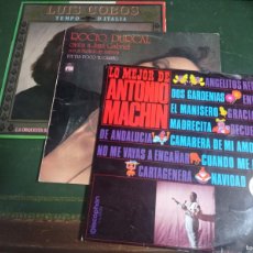 Discos de vinilo: LOTE COLECCION DISCOS LP LPS MÚSICA VARIADA ANTONIO MACHÍN ROCÍO DÚRCAL LUIS COBOS. Lote 401257344