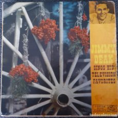 Discos de vinilo: JIMMY DEAN - EP SPAIN 1957 - MERCURY MG-10062 - SINGS HIS TELEVISION FAVORITES - ROCK'N'ROLL - RARO!. Lote 401259414