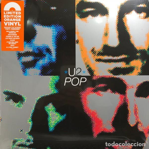 Discos de vinilo: 2LP U2 POP VINILO NARANJA EDICION LIMITADA - Foto 1