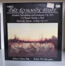 Discos de vinilo: THE ROMANTIC FLUTE - ROBERT AITKEN - ROBIN MCCABE - LP-183 BIS DIRECT METAL MASTERING - AÑO 1982. Lote 401269519
