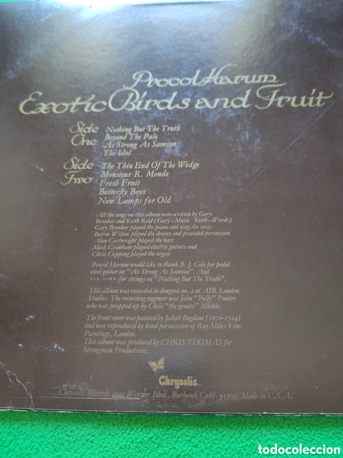 Discos de vinilo: Procol Harum - Ex&oacute;tic Birds and Fruit - Foto 2