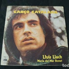 Discos de vinilo: LP, CANÇO CATALANA, LLUIS LLACH, MARIA DEL MAR BONET, ARIOLA EURODISC 25.121-Z, AÑO 1977.. Lote 401278109