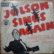 Discos de vinilo: VINILO MICROSURCO AL JOLSON SINGS AGAIN VM2. Lote 401289959
