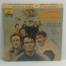 Discos de vinilo: FRANCK POURCEL, LOS CAÑONES DE NAVARONE +3 (V.DE SU AMO 1961). Lote 401293399