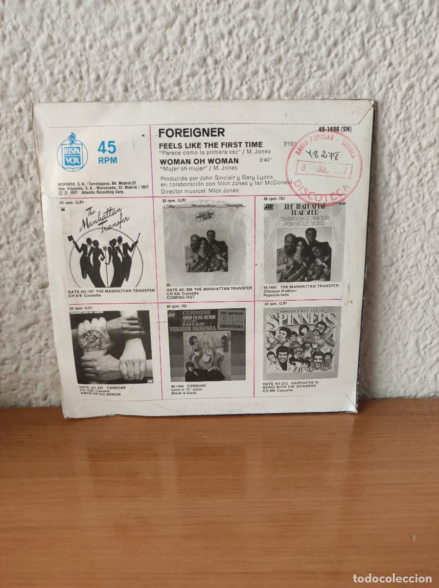 Discos de vinilo: Foreigner &ndash; Feels Like The First Time - Foto 2