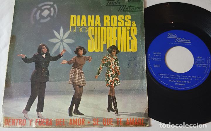 Discos de vinilo: lote 5 singles THE SUPREMES - TAMLA MOTOWN espa&ntilde;ola
