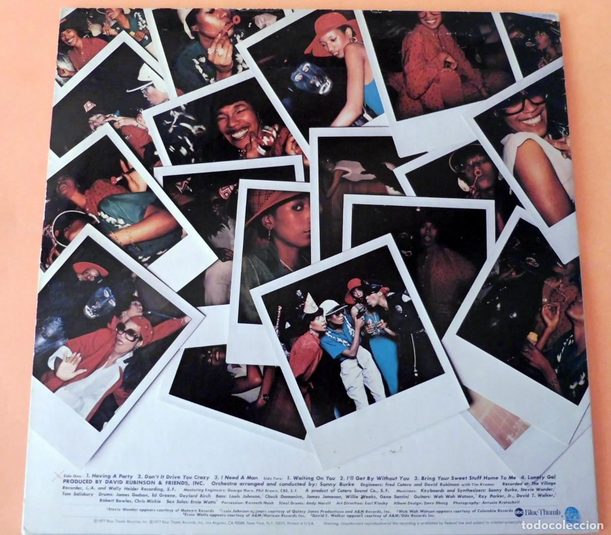 Discos de vinilo: LP - Pointer Sisters &ndash; Having A Party - ABC Blue Thumb &ndash; BT-6023 - US 1977 - - Foto 2