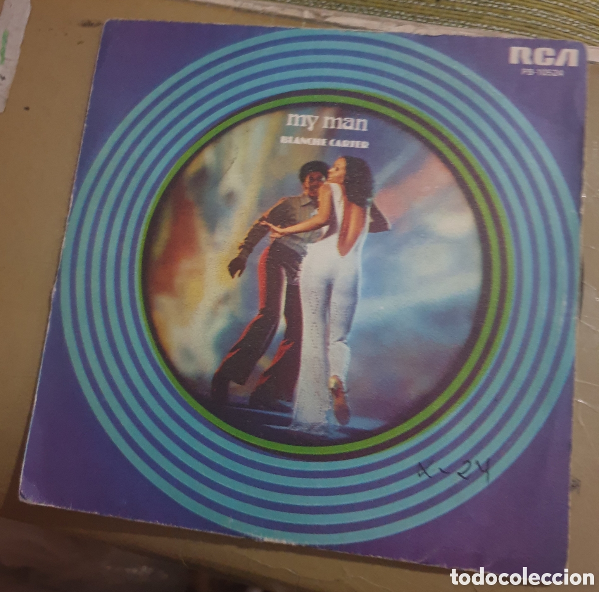 Discos de vinilo: Blanche Carter - my man - Foto 1