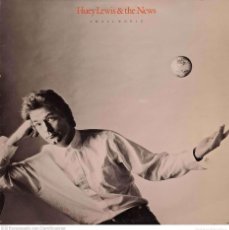 Discos de vinilo: HUEY LEWIS & THE NEWS ‎– SMALL WORLD. Lote 401330289