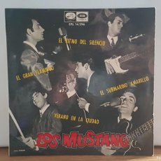 Discos de vinilo: C1 - LOS MUSTANG ”SUBMARINO AMARILLO / EL RITMO DEL SILENCIO / VERANO EN LA CIUDAD+1” SINGLE AÑO1967. Lote 401332994