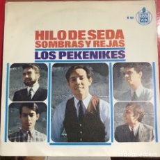 Discos de vinilo: LOS PEKENIKES HILO DE SEDASINGLE ESPAÑA AÑO 1966 EXC. Lote 401336614