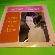 Discos de vinilo: SARA MONTIEL CADA NOCHE UN AMOR. LP. MADE IN MEXICO SELLADO. Lote 401339584