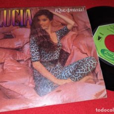 Discos de vinilo: LUCIA ¡QUE TONTERIA!/AQUELLO QUE SIENTO POR TI 7'' SINGLE 1982 MOVIEPLAY. Lote 401340029