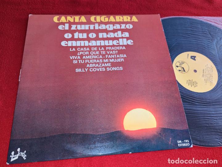 Disques de vinyle: CANTA CIGARRA LP 1976 Euromusic ESPA&Ntilde;A SPAIN