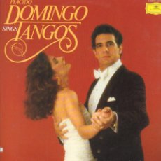 Discos de vinilo: PLACIDO DOMINGO - SINGS - TANGOS / LP DEUTSCHE GRAMMOPHON 1981 RF-15942. Lote 401358774