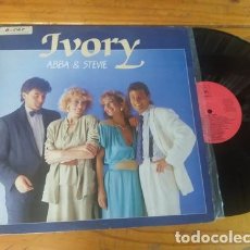 Discos de vinilo: IVORY VINILO LP 1987 ESPANA STEVIE WONDER ABBA DISCO TRIBUTO. Lote 401360464