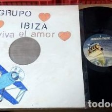 Discos de vinilo: GRUPO IBIZA QUE VIVA EL AMOR 1992 DISCO VINILO LP. Lote 401360699