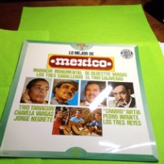 Discos de vinilo: DISCO DE VINILO. LO MEJOR DE MÉXICO. Lote 401360949