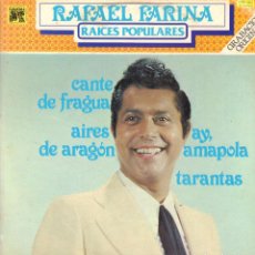 Discos de vinilo: RAFAEL FARINA - RAICES POPULARES - CANTE DE FRAGUA, AIRES DE ARAGON.../ LP CAUDAL 1979 RF-15958. Lote 401361389