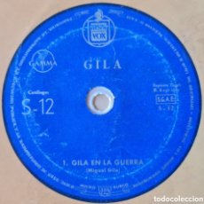 Discos de vinilo: SINGLE - FLEXI-DISC - GILA EN LA GUERRA - 1961. Lote 401364774