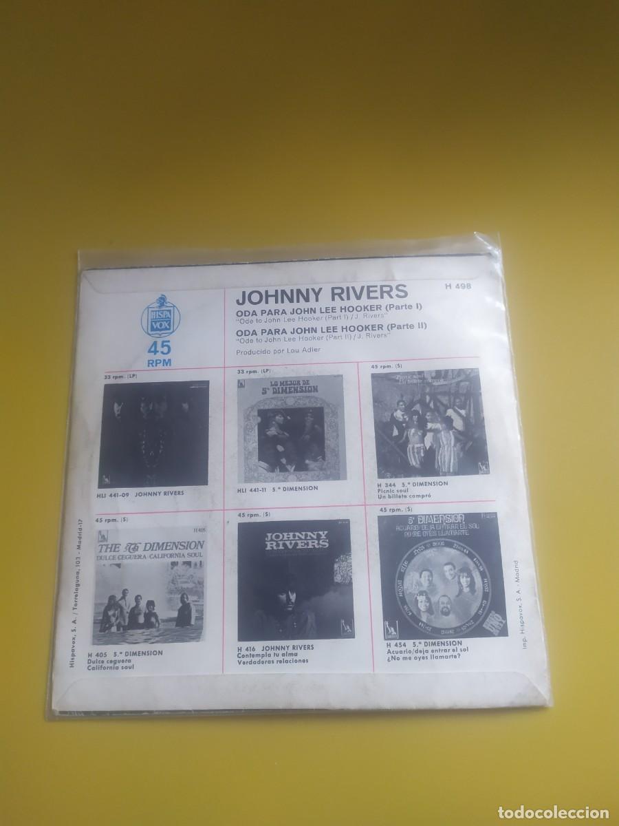 Discos de vinilo: Johnny Rivers - Ode to John Lee Hooker 1969 - Foto 2