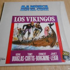 Discos de vinilo: LOS VIKINGOS - LA MUSICA EN EL CINE -, LP, THE VIKINGS + 1, AÑO 1982, BELTER 2-90.037. Lote 401423514
