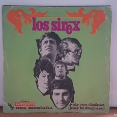 Discos de vinilo: C1 - LOS SIREX ”HAY UNA MONTAÑA / JUDY CON DISFRAZ” - SINGLE AÑO 1968. Lote 401432004