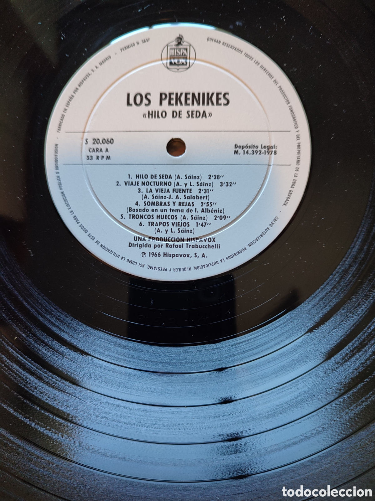 Discos de vinilo: Los Pekenikes - Hilo de seda Vinilo Lp - Foto 3
