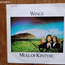 Discos de vinilo: WINGS - MULL OF KINTYRE + GIRLS SCHOOL. Lote 401447834