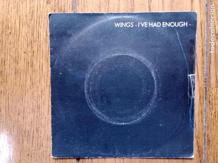 Discos de vinilo: Wings - ive had enough + deliver your children - Foto 1