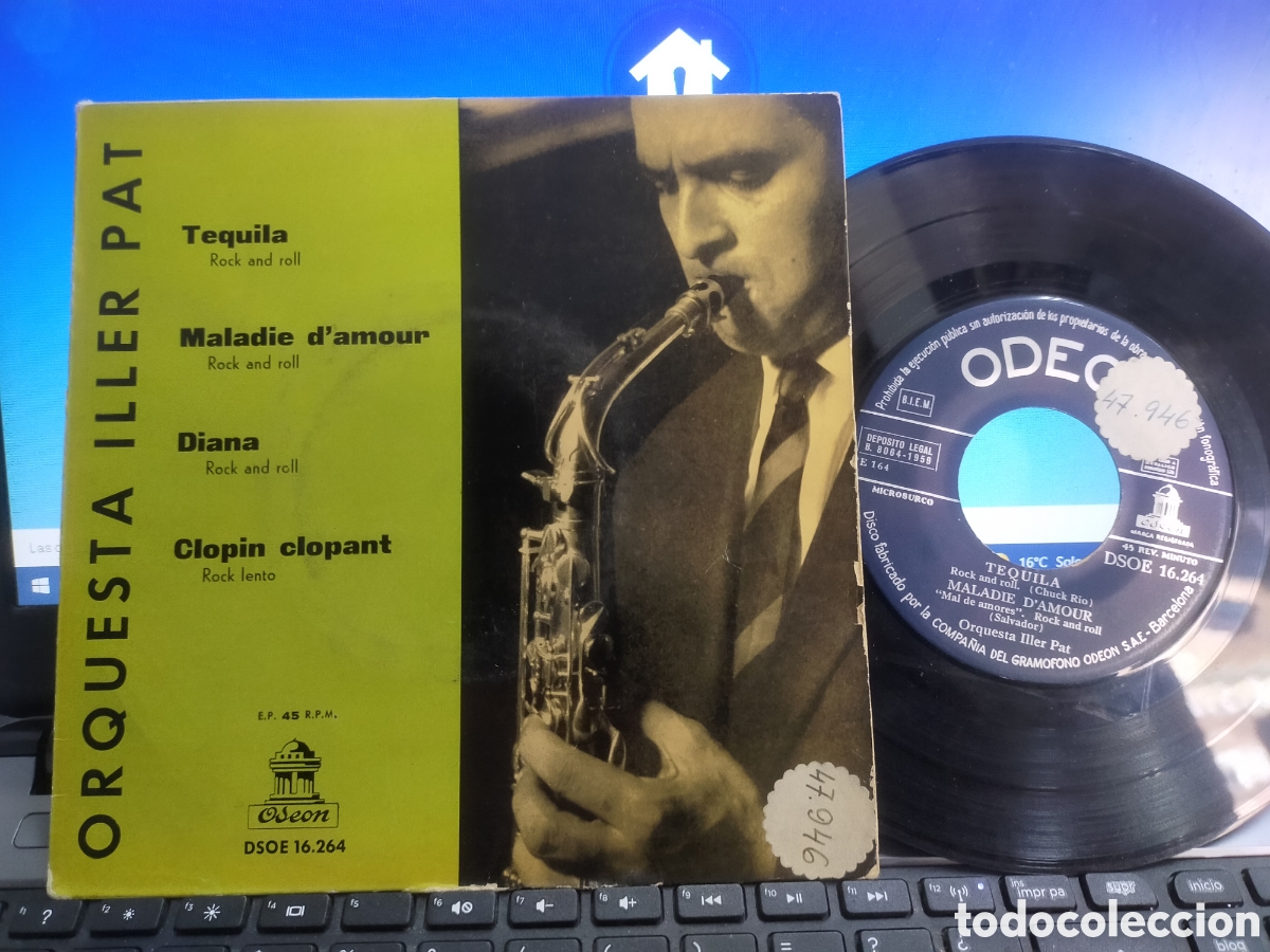Discos de vinilo: Orquesta iller pat ep tequila + 3 1959 - Foto 1