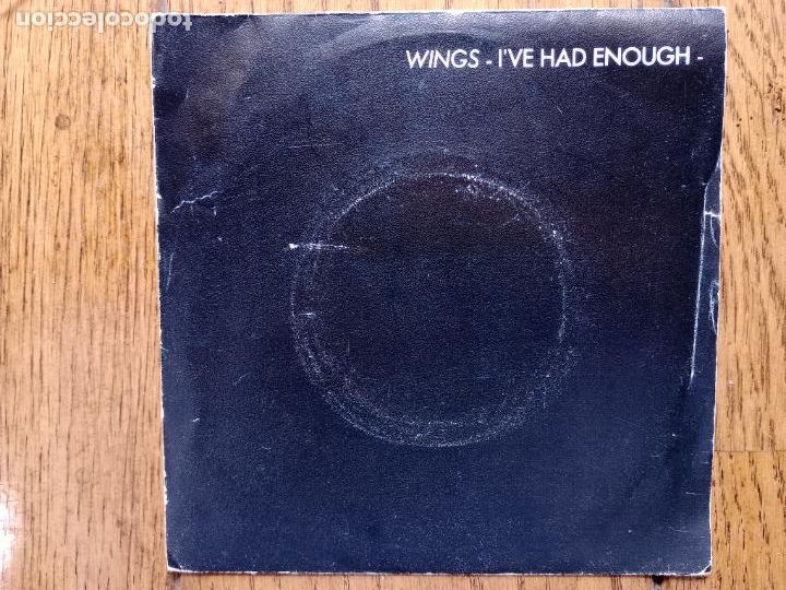 Discos de vinilo: Wings - ive had enough + deliver your children - Foto 1