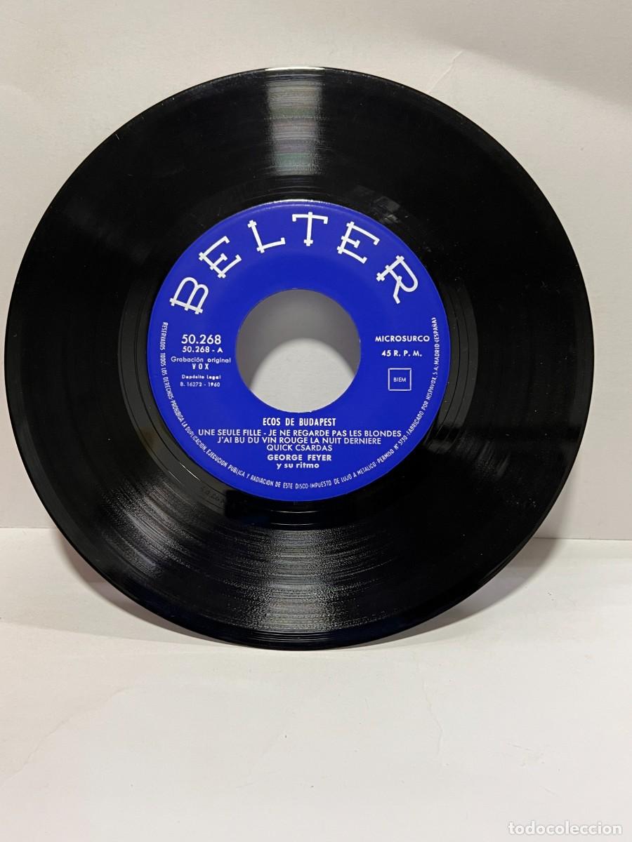 Discos de vinilo: EP - ECOS DE BUDAPEST - BELTER - BARCELONA 1960 - Foto 2