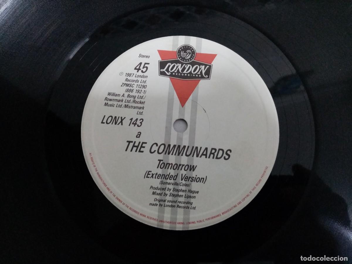 Discos de vinilo: DISCO MAXISINGLE DE VINILO COMMUNARDS - TOMORROW - Foto 3