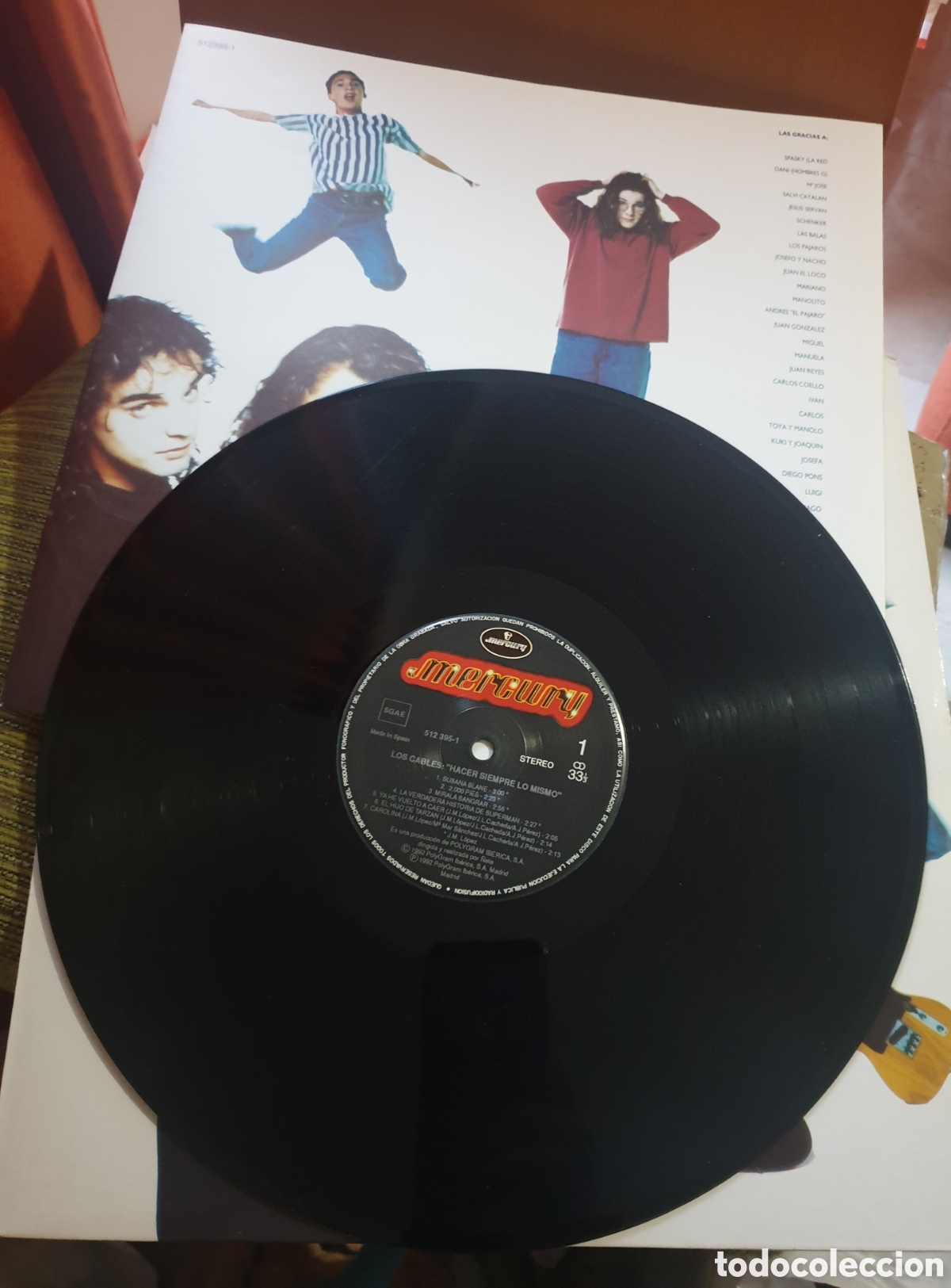 Discos de vinilo: Los cables - hacer siempre lo mismo - Foto 2