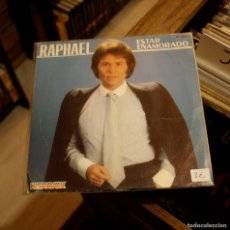 Discos de vinilo: RAPHAEL - ESTAR ENAMORADO - VINILO SINGLE SEGUNDA MANO. Lote 401486949