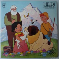 Discos de vinilo: HEIDI - HISTORIA COMPLETA (LP PORTADA ABIERTA CBS 1975) SERIE TVE. Lote 401493474