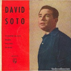 Discos de vinilo: DAVID SOTO –EL ÁRBOL DEL AHORCADO; BRUJERÍA; TRES JINETES; TU RETRATO – PHILIPS 428 251 – 1960. Lote 401493779