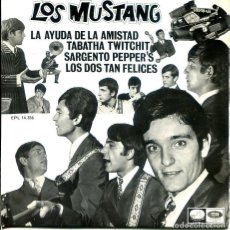 Discos de vinilo: LOS MUSTANG / LA AYUDA DE LA AMISTAD + 3 (EP EMI 1967). Lote 401497594