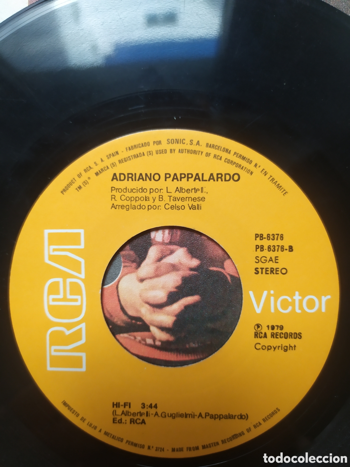 Discos de vinilo: Single Adriano Pappalardo. Recomencemos / Hi-Fi - Foto 4