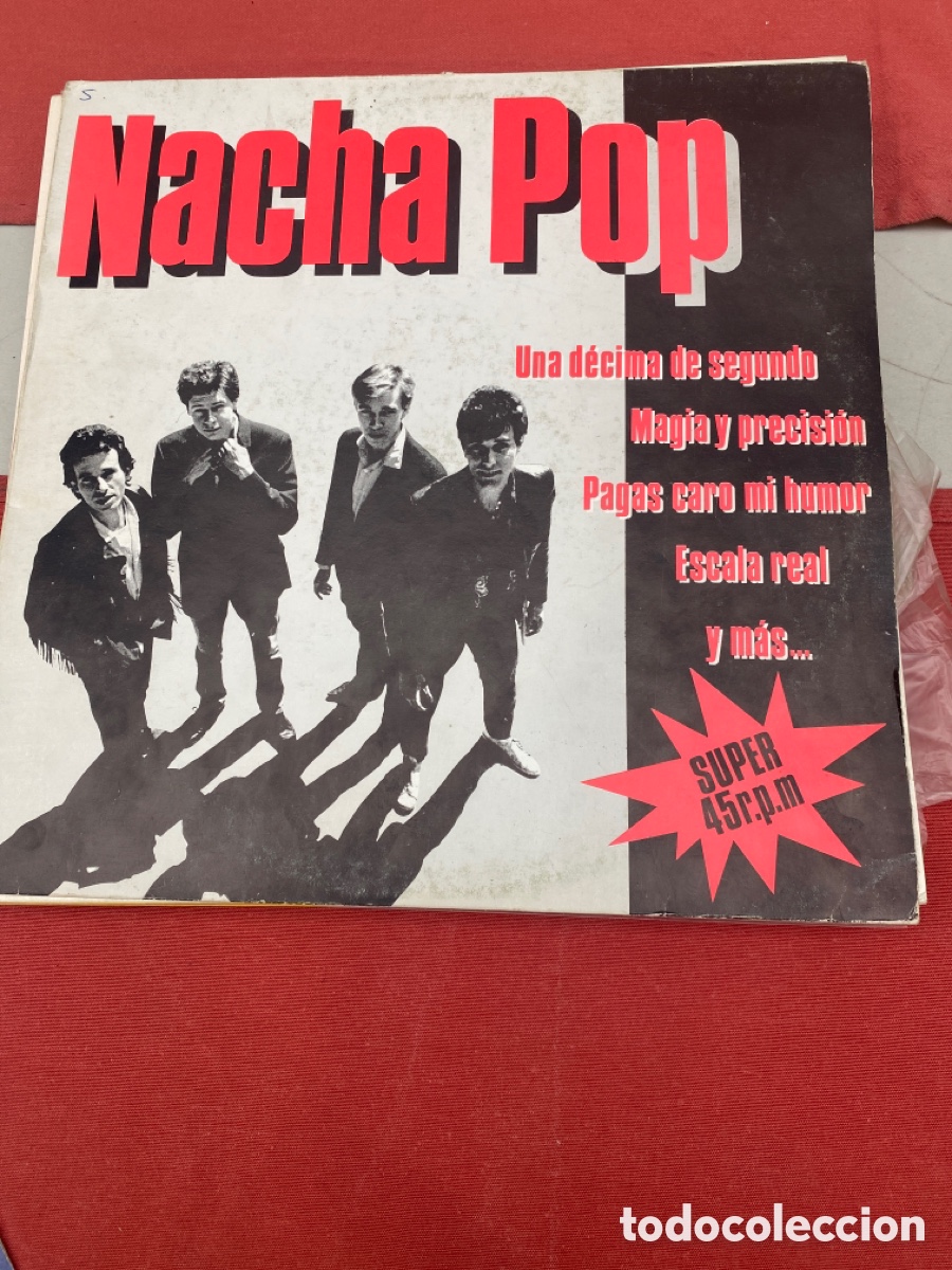 Discos de vinilo: NACHA POP - UNA DECIMA DE SEGUNDO MAXI SINGLE - Foto 1