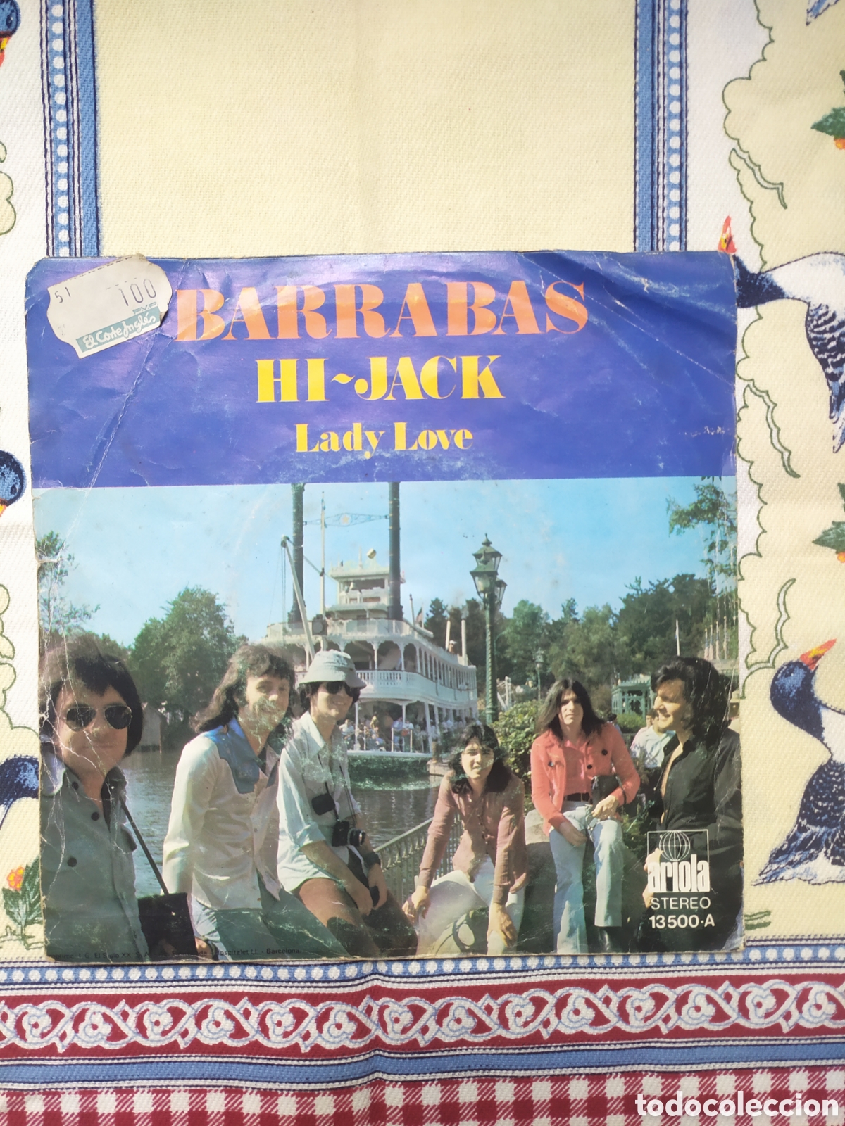 Discos de vinilo: Single Barrabas. Hi-Jack / Lady Love - Foto 2