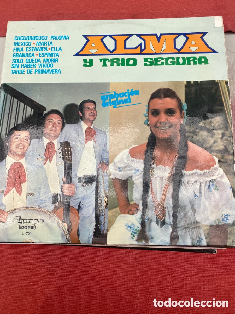 Disques de vinyle: ALMA Y TRIO SEGURA - ALMA Y TRIO SEGURA LP SPAIBN
