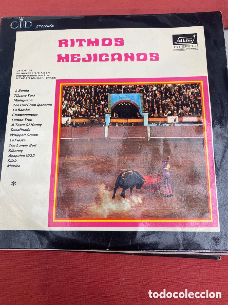 Disques de vinyle: RITMOS MEJICANOS - LOS MEXICAN MARIACHI BRASS LP SPAIN