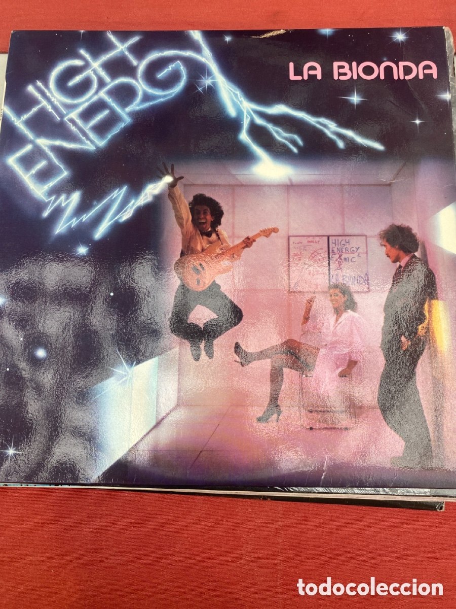 Discos de vinilo: LA BIONDA - HIGH ENERGY LP SPAIN 1979 - Foto 1