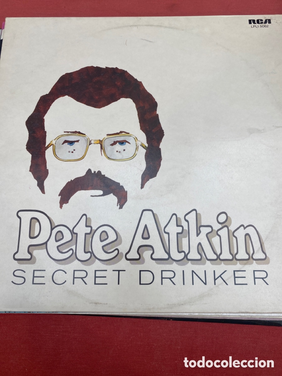 Discos de vinilo: PETE ATKIN - SECRET DRINKER LP UK - Foto 1