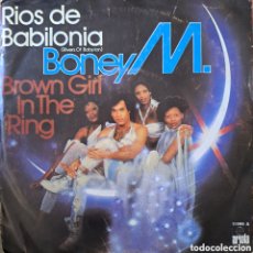 Discos de vinilo: *BONEY M. – RIOS DE BABILONIA = RIVERS OF BABYLON / BROWN GIRL IN THE RING. SC.2. Lote 401508974